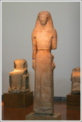Female figure from the island of Delos from 650 BC.  National Archaeological Museum.