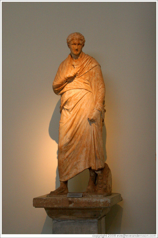 Statue of Kleonikos, son of Lysandros, from early 1st century BC.  National Archaeological Museum.