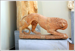 Lion from a funerary monument, 4th century BC.  National Archaeological Museum.