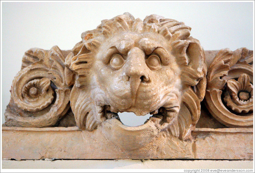 Lion from Tholos.  365-335 BC.  National Archaeological Museum.