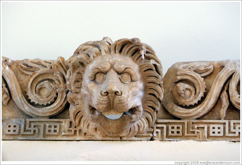 Lion from Tholos.  365-335 BC.  National Archaeological Museum.