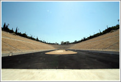 Panathinaiko (&#928;&#945;&#957;&#945;&#952;&#951;&#957;&#945;&#970;&#954;&#972;) Stadium, where the first modern Olympics were held in 1896.