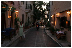 Plaka (&#928;&#955;&#940;&#954;&#945;), an old neighborhood in Athens.