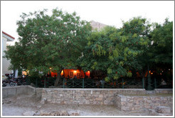 Restaurant overlooking the Ancient Street of the Tripods (&#945;&#961;&#967;&#945;&#943;&#945;&#962; &#959;&#948;&#959;&#973; &#964;&#969;&#957; &#932;&#961;&#953;&#960;&#972;&#948;&#969;&#957;). 