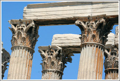 Columns.  Temple of Olympian Zeus (&#927;&#955;&#965;&#956;&#960;&#943;&#959;&#965; &#916;&#953;&#972;&#962;).