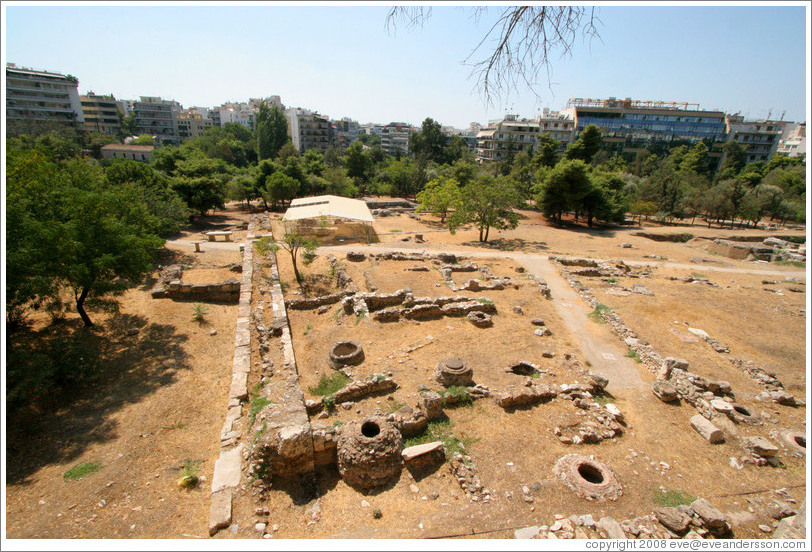 Ruins near the Temple of Olympian Zeus (&#927;&#955;&#965;&#956;&#960;&#943;&#959;&#965; &#916;&#953;&#972;&#962;).
