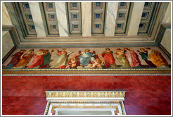 Mural depicting the sciences.  University of Athens.