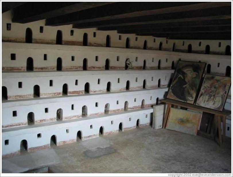 Carrier pigeon room at Casa Popenoe.