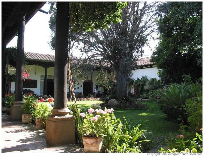 Courtyard at Casa Popenoe.