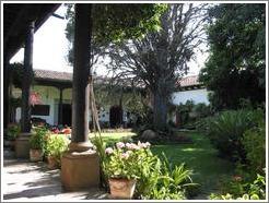 Courtyard at Casa Popenoe.