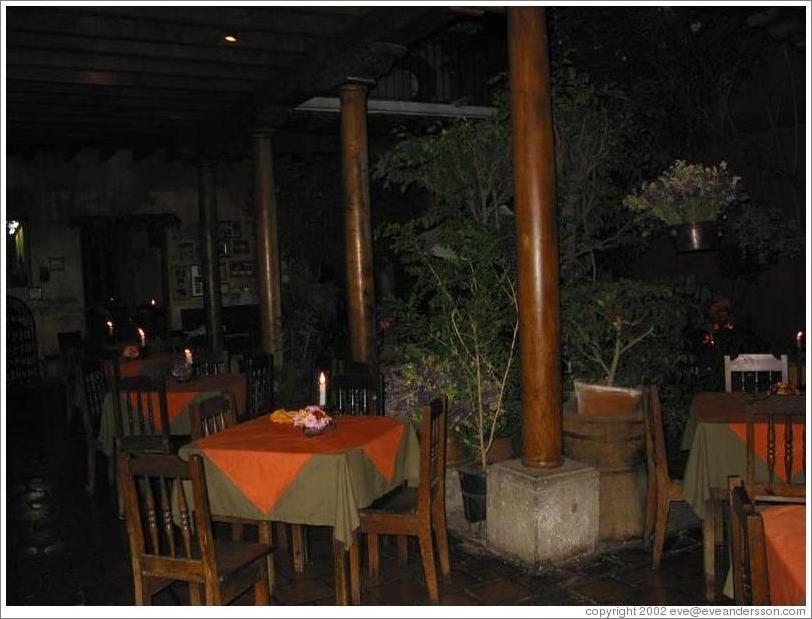 Fonda en la Calle Real, the restaurant Bill Clinton (famously) ate at while visiting Antigua.