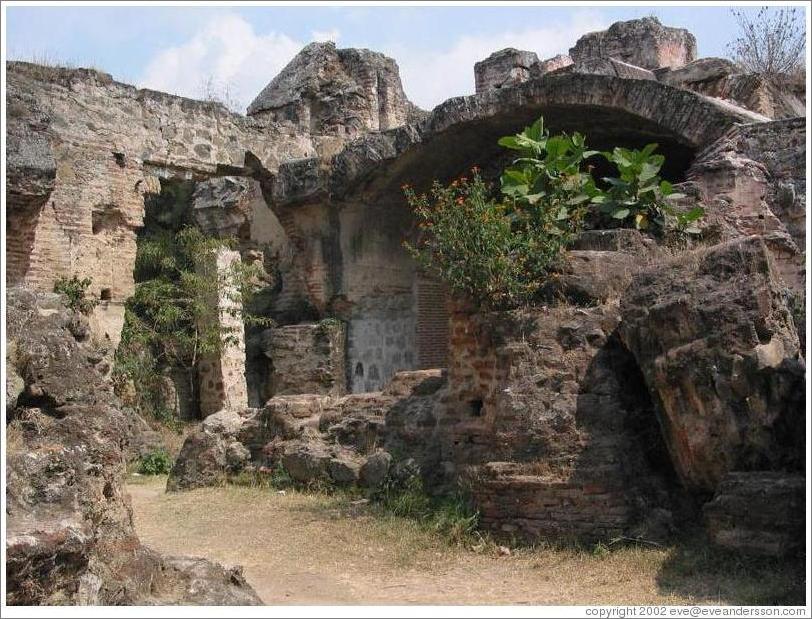 San Francisco church ruins.