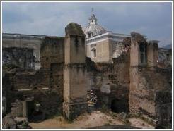 San Francisco church ruins.