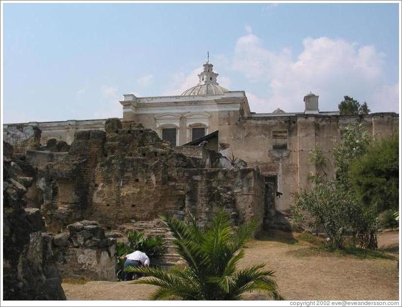 San Francisco church ruins.