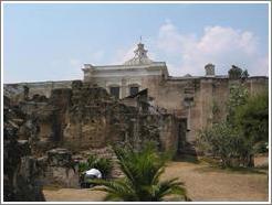 San Francisco church ruins.