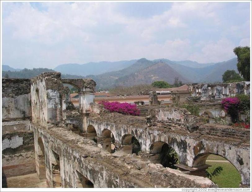 Santa Clara ruins from above.