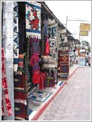 Typical wares for sale, Panajachel.