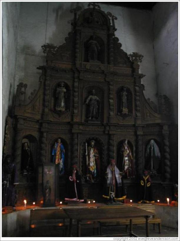Church altar, Santiago.