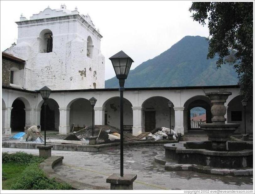 Church where a popular pastor was murdered, Santiago.