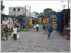 Main shopping street, Santiago.