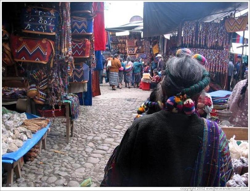 Hair decoration, at the market.