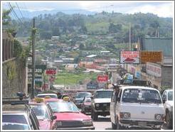 Coban: bustling city and idyllic hills.