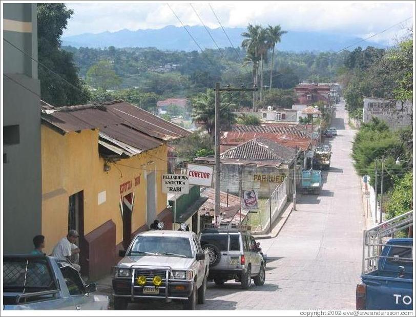 Street with pretty scenery.