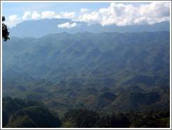 Egg Carton Mountains, near Lanqu&iacute;n.