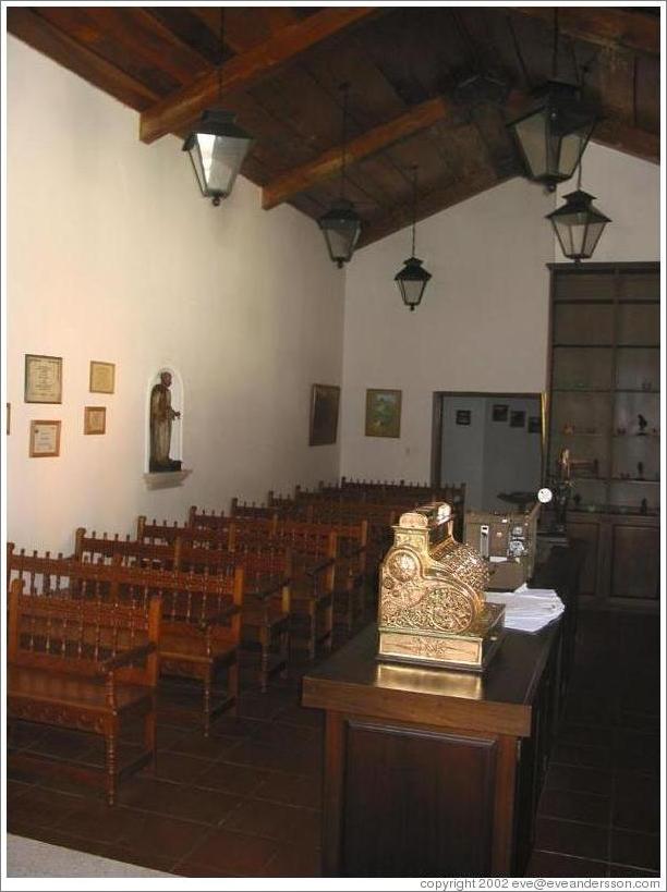 Filadelfia Coffee Estate.  Video room.