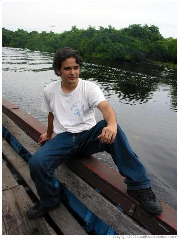 Juanga in the mangrove swamp.