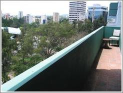 My (former) apartment in Guatemala City.  Balcony.