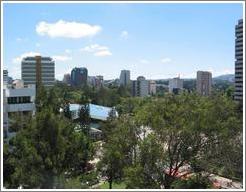 My (former) apartment in Guatemala City.  View of the city to the north.