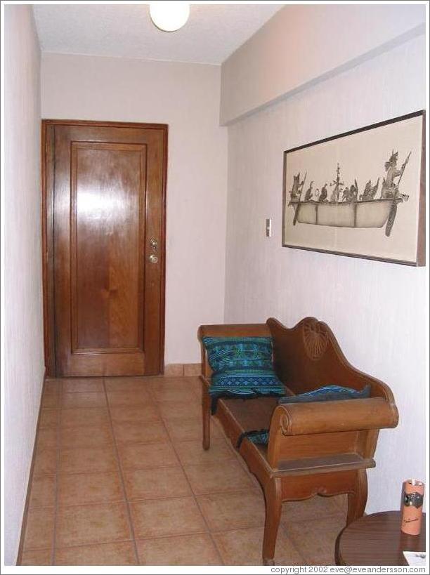 My (former) apartment in Guatemala City.  Entrance hallway.