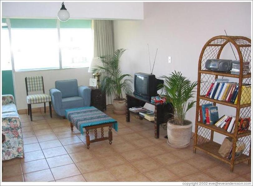 My (former) apartment in Guatemala City.  Living room.