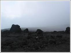 Barrenness near the top of Volcan Pacaya.