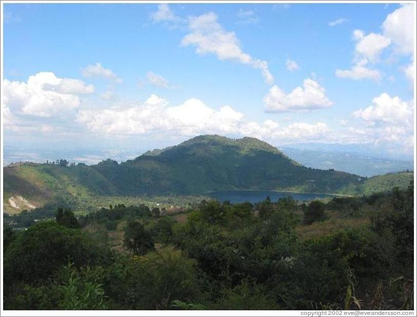 Lake, viewed from near-top of Volcan Pacaya.