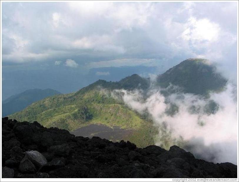 View from the top of Volcan Pacaya.