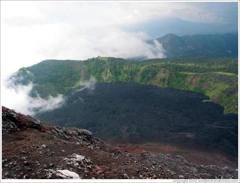 View from the top of Volcan Pacaya.