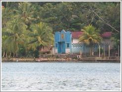 Church for residents of Rio Dulce, reachable by water.