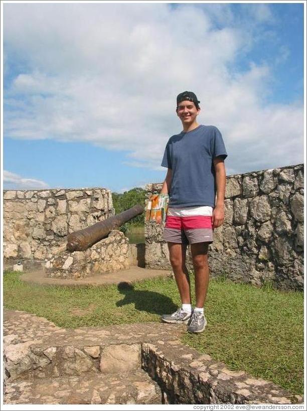 Pete at the Castillo de San Felipe.