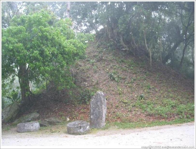 Tikal.  Under this hill lies a temple.