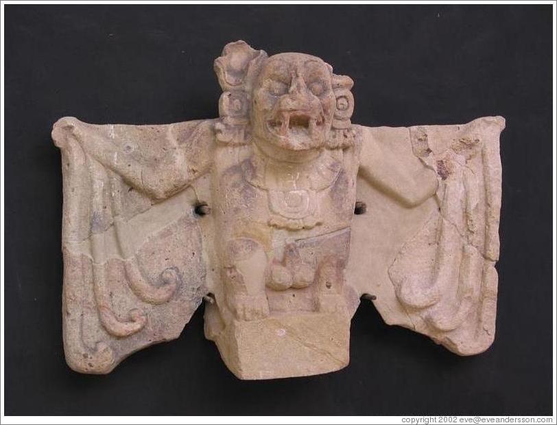 Museum. Camazotz (a bat god in Maya mythology).