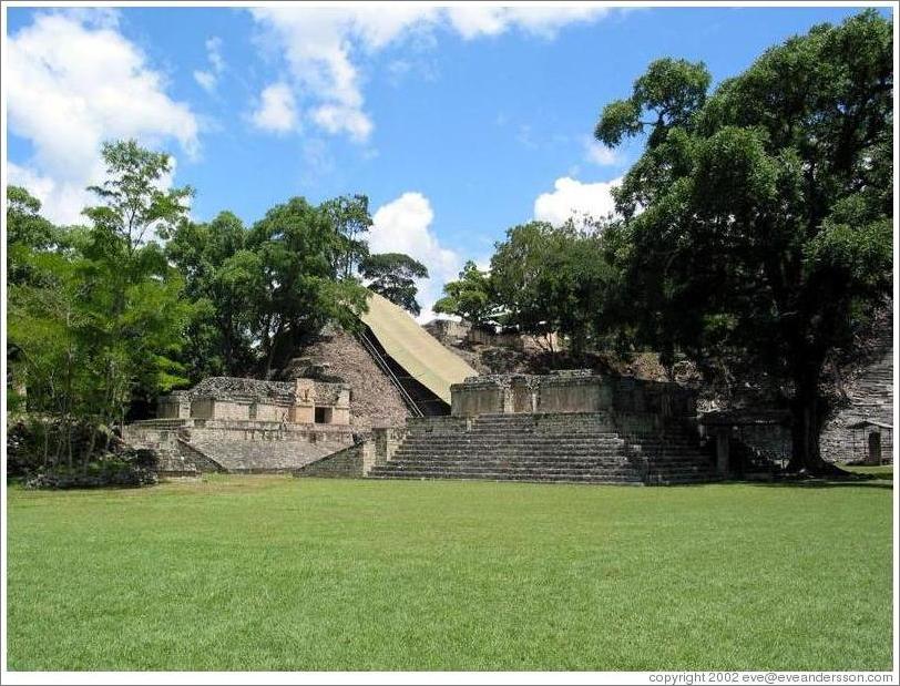 Ball court, from the Gran Plaza.