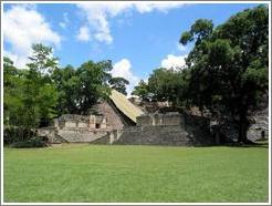 Ball court, from the Gran Plaza.