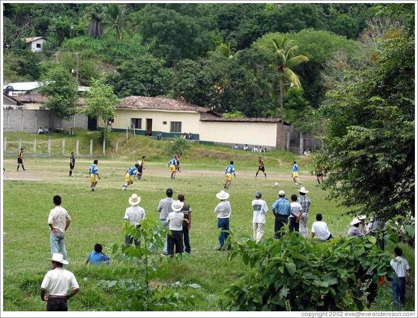 Soccer game.