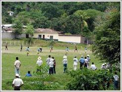 Soccer game.