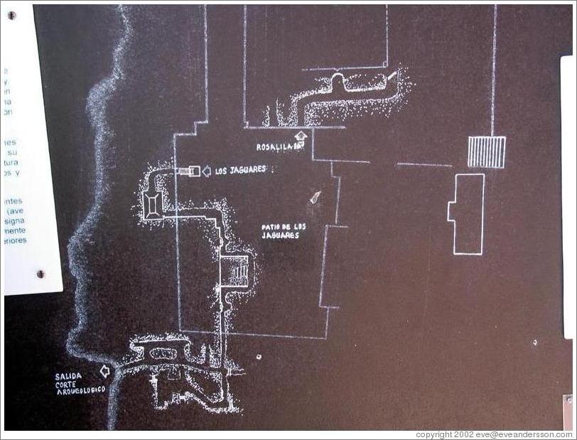 Map of tunnels.