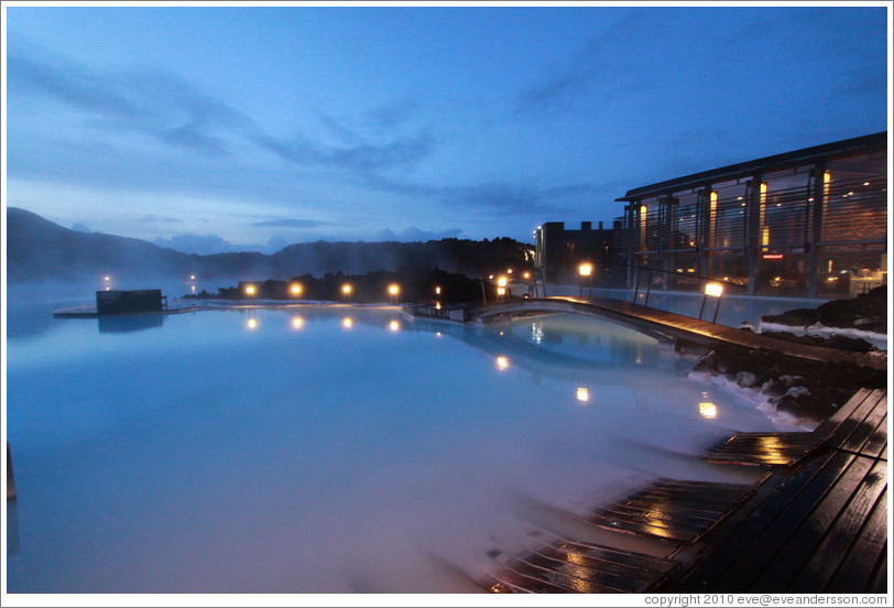 Blue Lagoon at dawn.