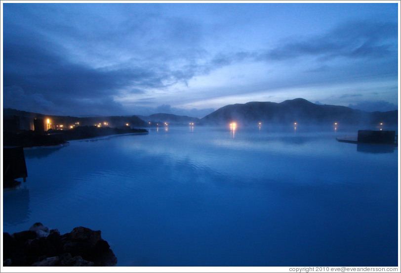 Blue Lagoon at dawn.