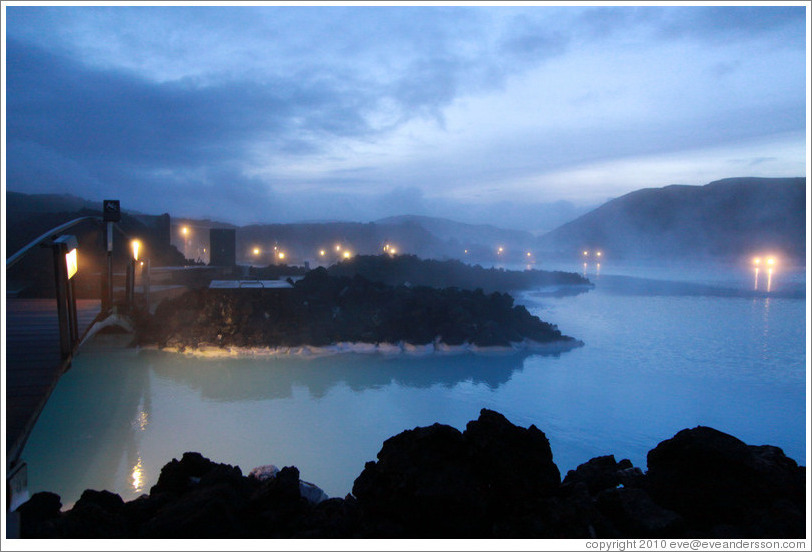 Blue Lagoon at dawn.